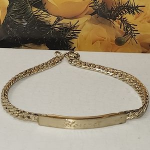 #1477 SPEIDEL 1950s BRACELET 7"INCHES, THICK PIECE